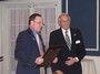 DG Steve Silverman awards PAG Orren Robbins with the 2009 Percy Hodgson Award
